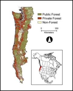 NW Forest Plan coverage map